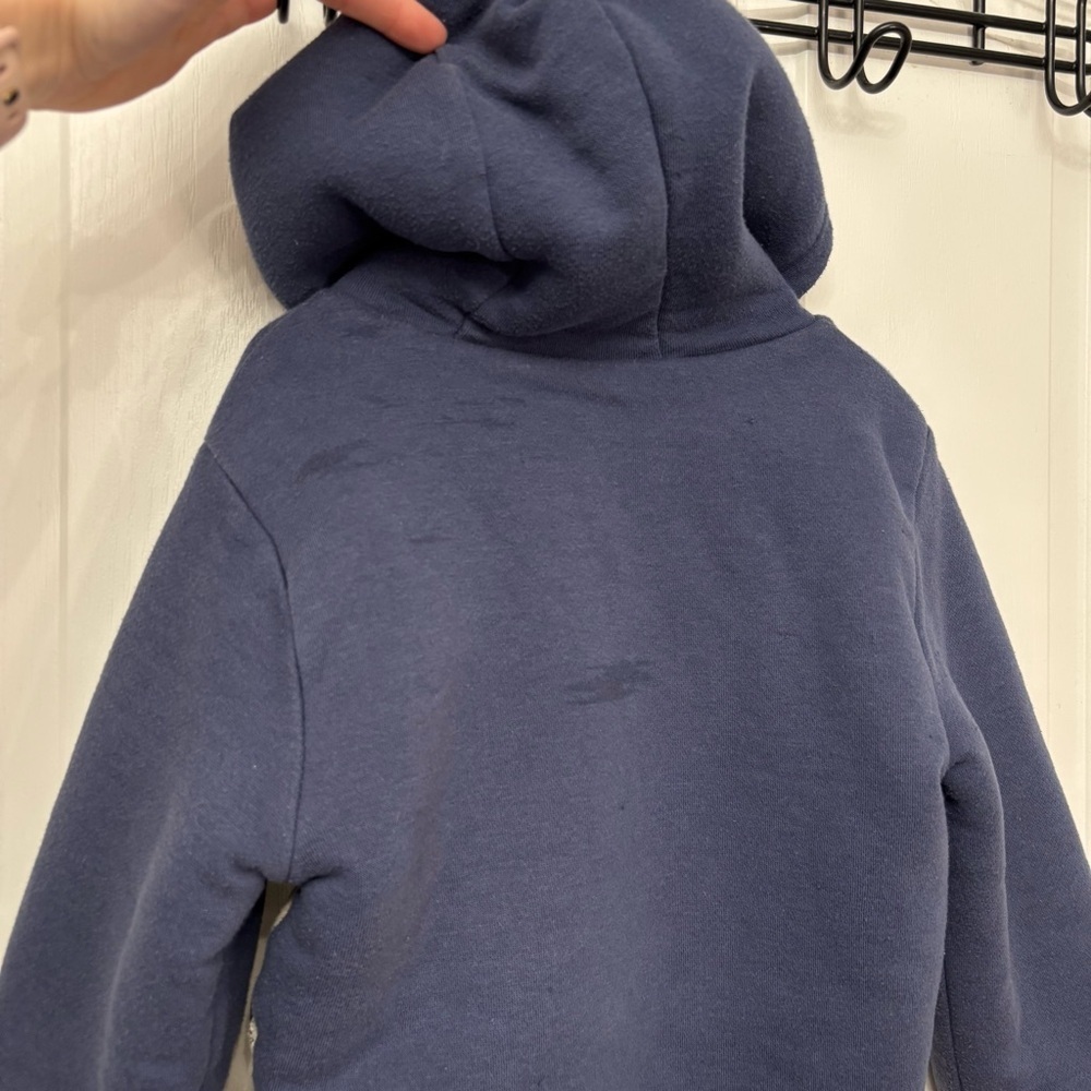 Navy & Cream Marvel Sherpa-Lined Zip Hoodie | Kids 4T - Picture 8 of 9